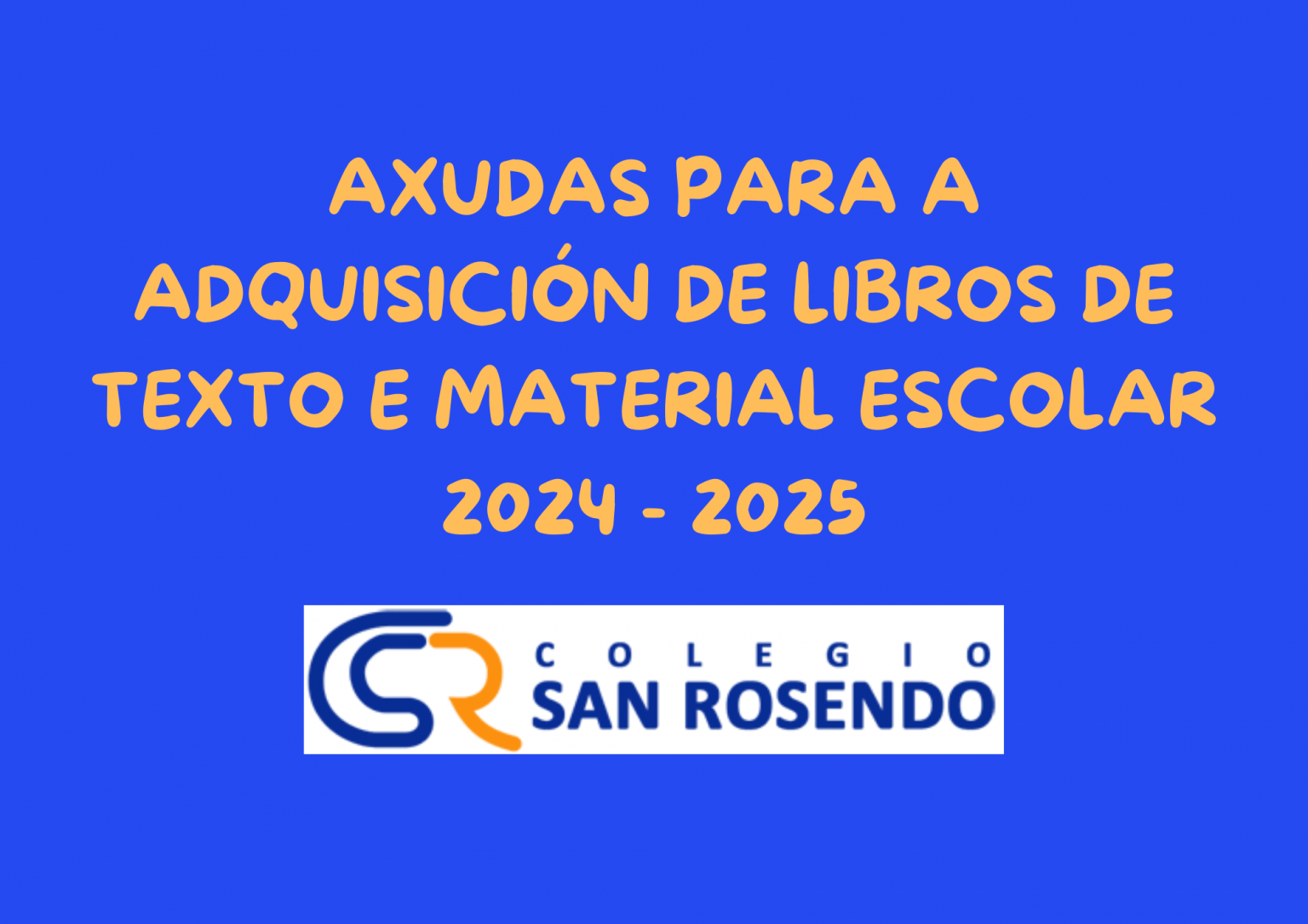 AXUDAS PARA A ADQUISICIÓN DE LIBROS DE TEXTO E MATERIAL ESCOLAR 2024 ...